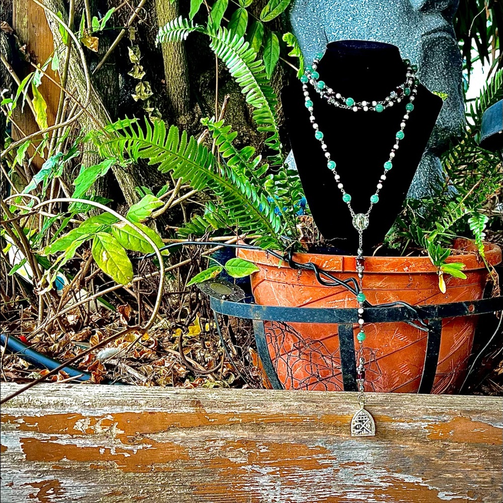 “By the Hand of Red” Beautiful IntricateHandmade Jewelry made by me,link by link